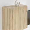 vidaXL TV Wall Cabinet Sonoma Oak 59.5 x 31 x 60 cm Engineered Wood
