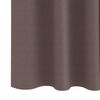 vidaXL Blackout Curtains with Rings 2 pcs Dark Brown 175 x 140 cm