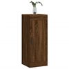vidaXL Wall Mounted Cabinet Brown Oak 34.5x34x90 cm Engineered Wood