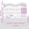 vidaXL Garden Fence White 240 x 190 cm Powder-coated steel