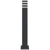 vidaXL Outdoor Floor Lamp with Outlet Black 80 cm Aluminium