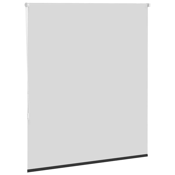 vidaXL Roller Blind Blackout Black 140x175 cm Fabric Width 136.6 cm Polyester