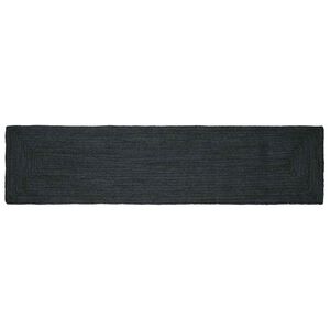 vidaXL Area Rugs Rectangular Dark Grey 60 x 200 cm Jute