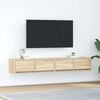 vidaXL TV Cabinets 2 pcs Sonoma Oak 80x31x25,5 cm Engineered Wood