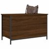 vidaXL Storage Bench Brown Oak 80x42.5x50 cm Engineered Wood