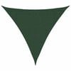 vidaXL Sunshade Sail 160 g/m&sup2; Dark Green 3x3x3 m HDPE
