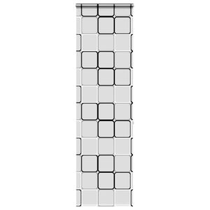 vidaXL Shower Roller Blind with Cassette 60x240 cm Fabric Width 56 cm