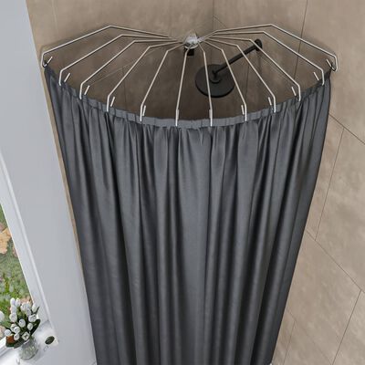 Sealskin Shower Curtain Rail Umbrella Corner Chrome