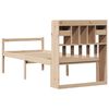 vidaXL Bookcase Bed without Mattress 100x200 cm Solid Wood Pine