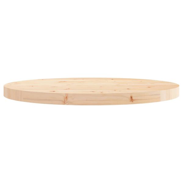 vidaXL Table Top Round Ø60x3 cm Solid Wood Pine