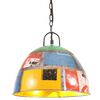 vidaXL Industrial Vintage Hanging Lamp 25 W Multicolour Round 31cm E27