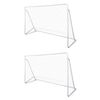 vidaXL Football Goal Nets Steel 2 pcs 240x90x150 cm