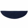 vidaXL Stair Mats Self-adhesive 5 pcs 56x17x3 cm Navy Half Round