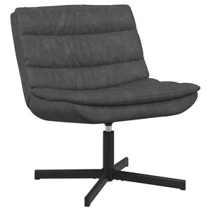 vidaXL Swivel Chair Black 63 x 75 x 76 cm Antique PU