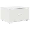 vidaXL Desk with Drawer White 131.5 x 50 x 106.5 cm Engineered Wood