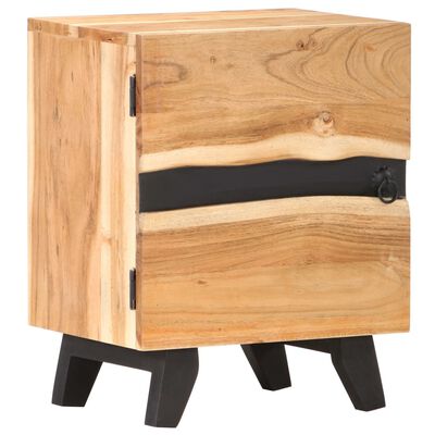 vidaXL Bedside Cabinet 40x30x51 cm Solid Acacia Wood