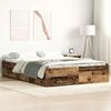 vidaXL Bed Frame without Mattress Old Wood 120x190cm Small Double Engineered Wood