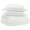 vidaXL Winter Duvet with Pillow 3 pcs White Down Feather