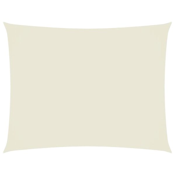 vidaXL Sunshade Sail Oxford Fabric Rectangular 2.5x3.5 m Cream