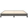 vidaXL Bed Frame without Mattress Dark Grey Super King Velvet
