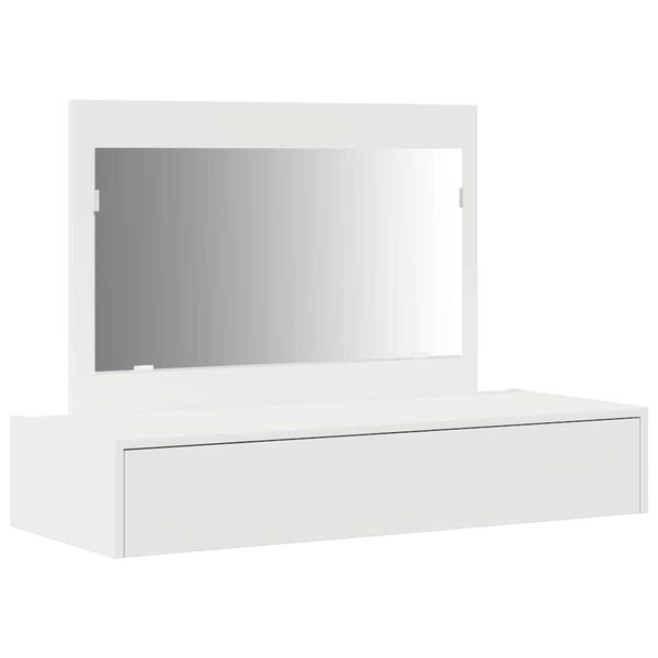 vidaXL Dressing Table White 100 x 40 x 70 cm Engineered Wood