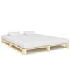 vidaXL Pallet Bed Frame without Mattress 200x200 cm Solid Wood Pine