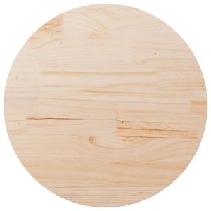 vidaXL Table Top &Oslash;80x2.5 cm Solid Wood Pine
