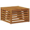 vidaXL Outdoor Table Solid Acacia Wood Natural 59 x 59 x 37 cm