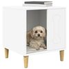 vidaXL Dog House White 44 x 42 x 49 cm Engineered Wood