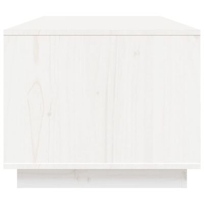 vidaXL Coffee Table White 100x50x41 cm Solid Wood Pine