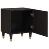 vidaXL Bedside Cabinet with Door Black 40 x 33 x 46 cm