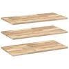 vidaXL Floating Shelves 3 pcs 60x40x2 cm Untreated Solid Wood Acacia