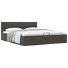 vidaXL Hydraulic Storage Bed Frame without Mattress Dark Grey 180x200cm