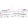 vidaXL 6 Piece Garden Sofa Set Impregnated Wood Pine