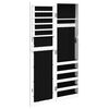 vidaXL Mirror Jewellery Cabinet Wall Mounted White 30x8.5x106 cm