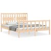 vidaXL Bed Frame without Mattress 160x200 cm Solid Wood Pine
