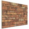vidaXL Wall Panels 10 pcs 100 x 50 cm Brown and White EPS Foam