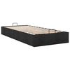 vidaXL Ottoman Bed Frame without Mattress Black Single Fabric