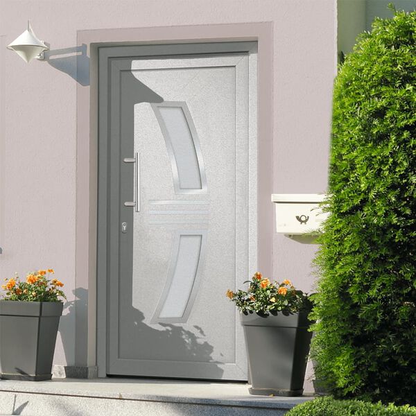 vidaXL Front Door White 98x208 cm