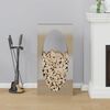vidaXL Firewood Rack 50x23x100 cm Stainless Steel