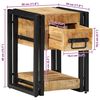 vidaXL Bedside Cabinet Brown 30 x 30 x 40 cm Solid mango wood