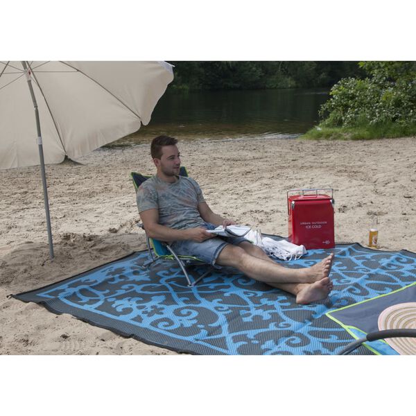 Bo-Camp Outdoor Rug Chill mat Oriental 2.7x3.5 m XL Blue