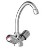 SCH&Uuml;TTE 2-Handle Sink Mixer PERUZZI Low Pressure Chrome