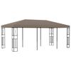 vidaXL Gazebo 6x3 m Taupe Fabric