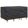 vidaXL Furniture Cover Plain Black 160 x 100 x 70 cm 210D
