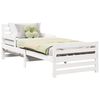 vidaXL Bed Frame with Headboard White 80 x 200 cm Engineered Wood