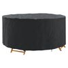 vidaXL Outdoor Furniture Cover Black 200 x 200 x 71 cm 210D fabric