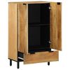 vidaXL Highboard Brown 60x33x100 cm Solid Wood Mango