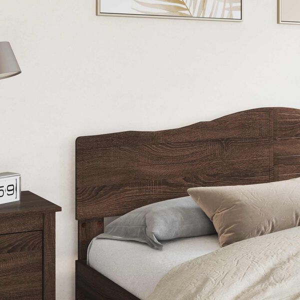 vidaXL Headboard Brown Oak 200 cm Engineered wood