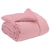 vidaXL Winter Duvet Quilted Pink 140 x 220 cm Microfiber